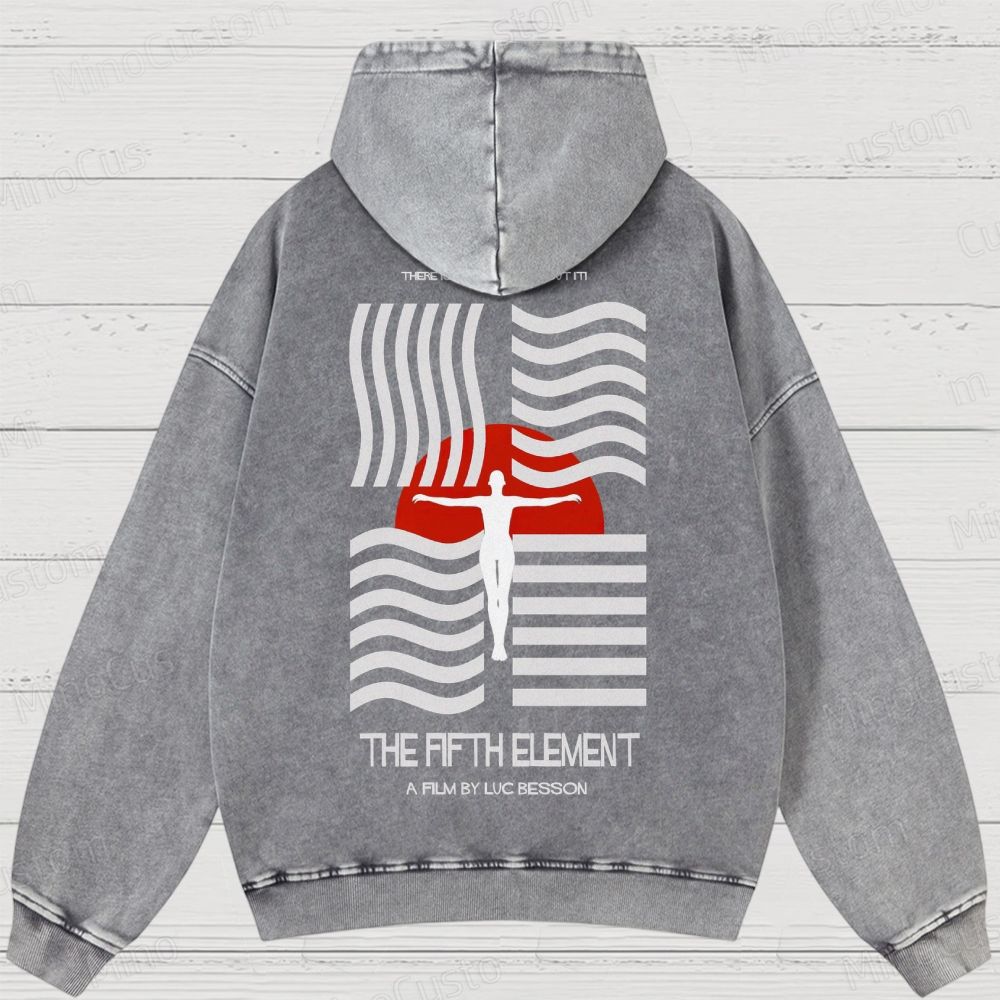 The Fifth Element Washed Hoodies 