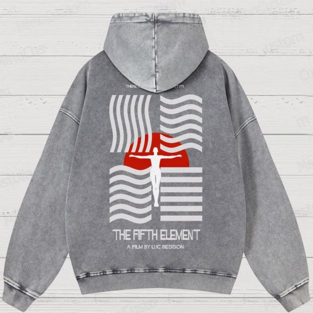 The Fifth Element Washed Hoodies 