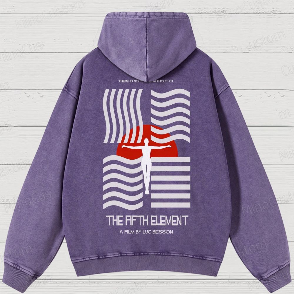 The Fifth Element Washed Hoodies 