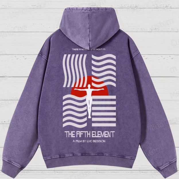 The Fifth Element Washed Hoodies 