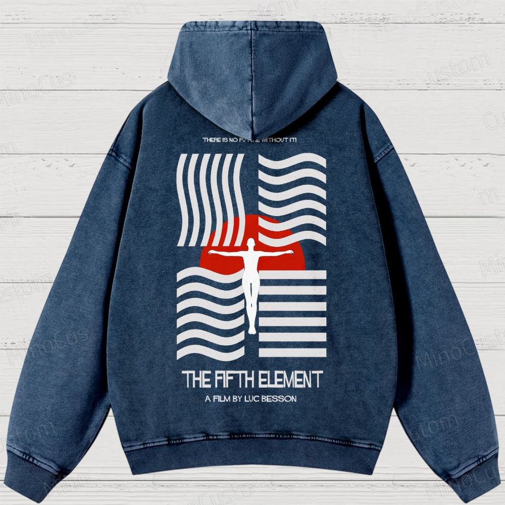 The Fifth Element Washed Hoodies 
