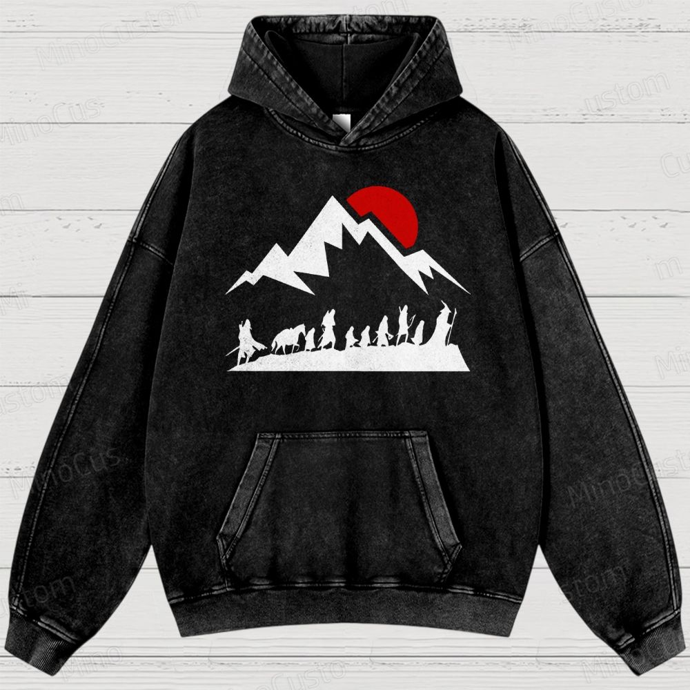 JRR Tolkien Vintage Distressed Washed Hoodies 