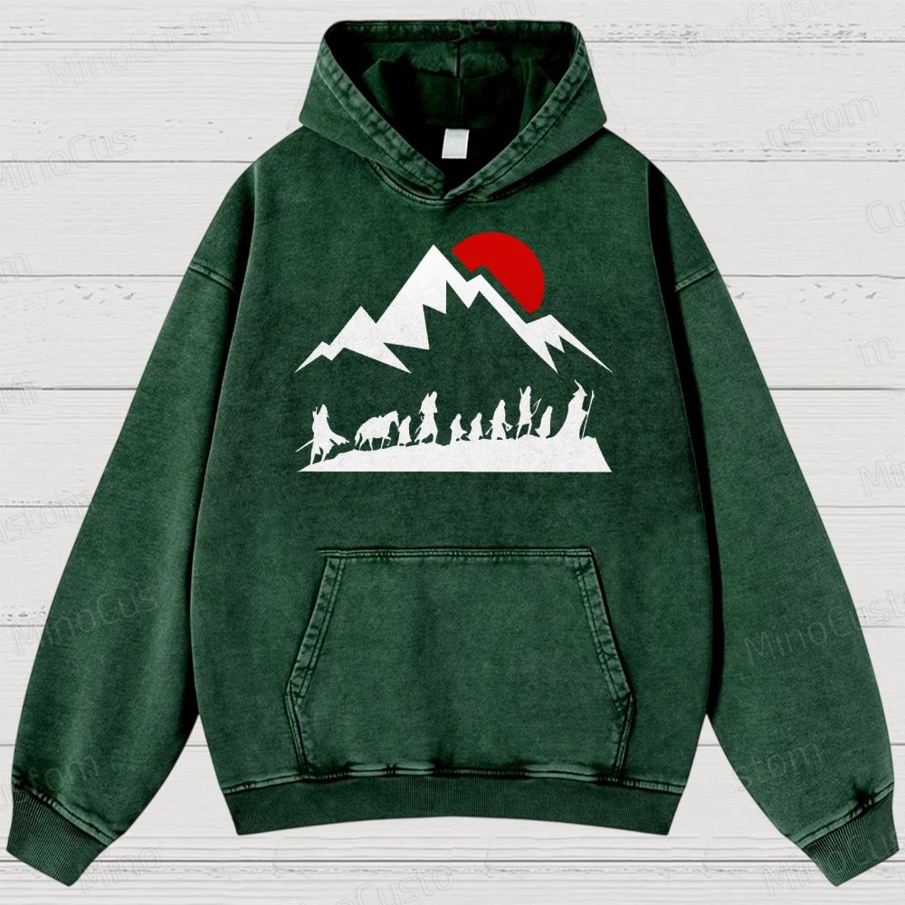 JRR Tolkien Vintage Distressed Washed Hoodies 