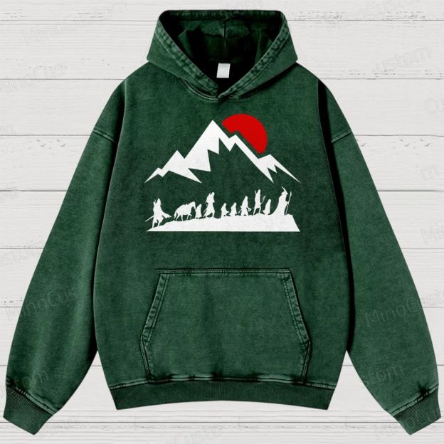 JRR Tolkien Vintage Distressed Washed Hoodies 