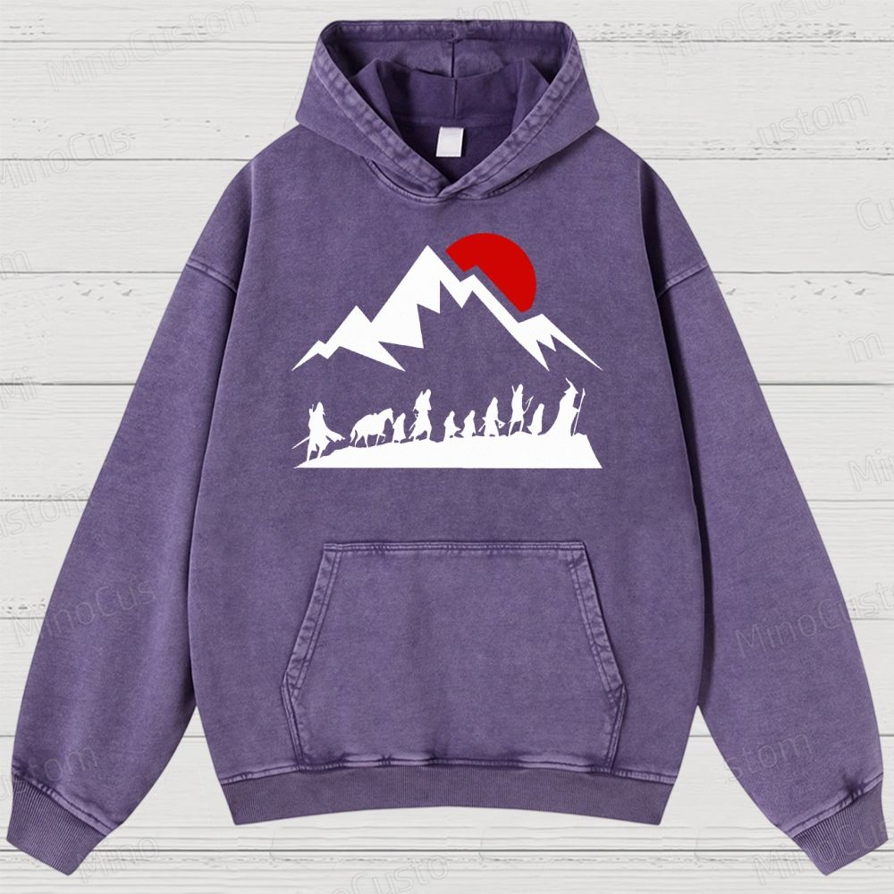 JRR Tolkien Vintage Distressed Washed Hoodies 