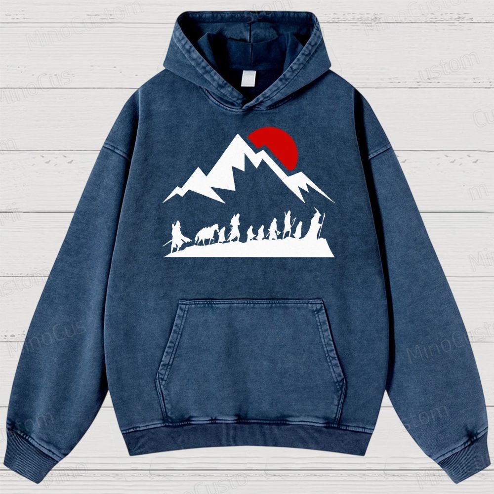 JRR Tolkien Vintage Distressed Washed Hoodies 