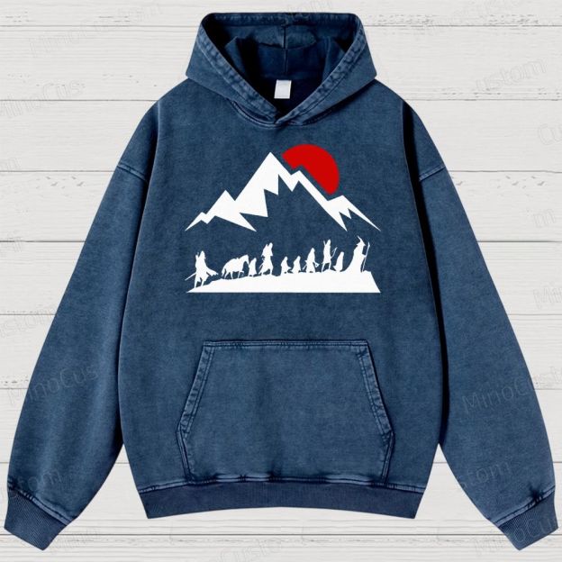 JRR Tolkien Vintage Distressed Washed Hoodies 