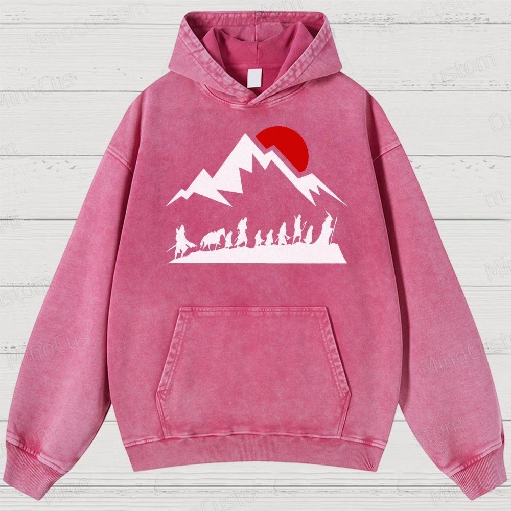 JRR Tolkien Vintage Distressed Washed Hoodies 