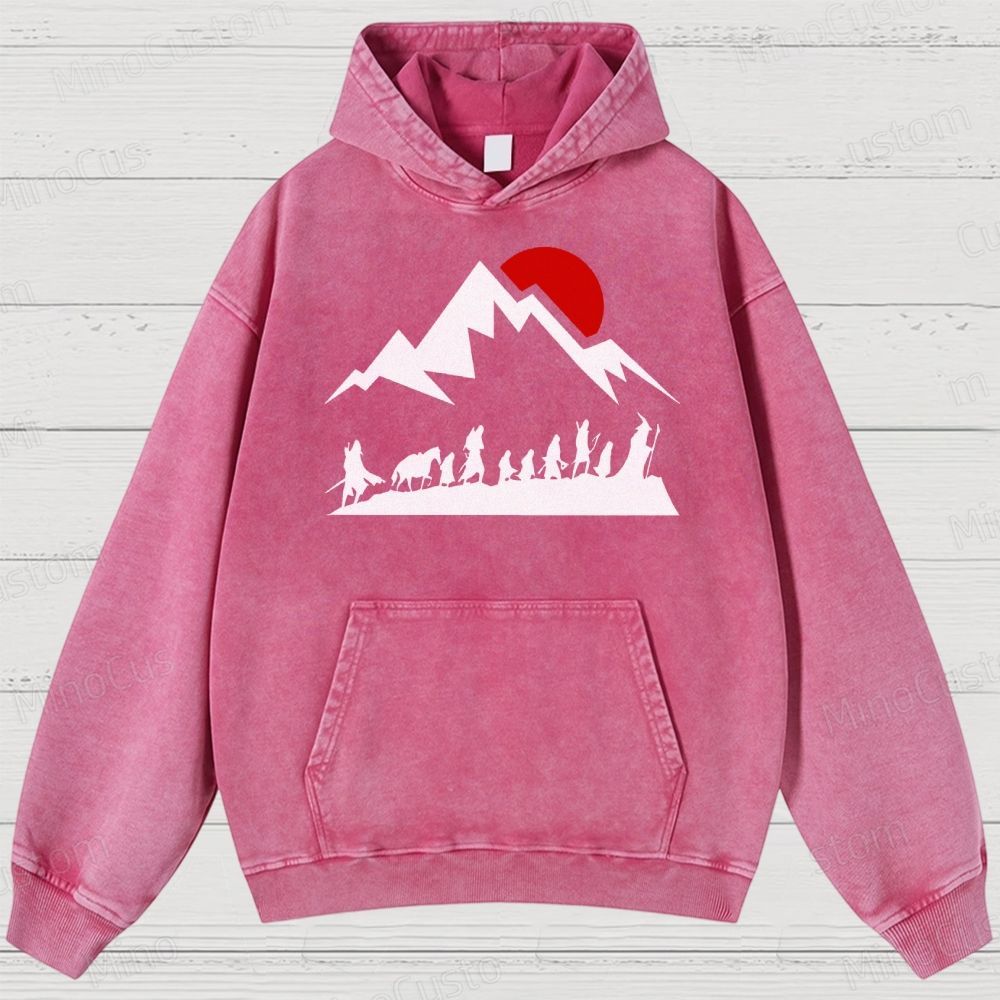 JRR Tolkien Vintage Distressed Washed Hoodies 