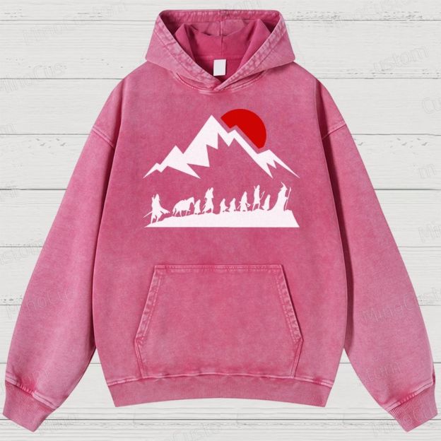 JRR Tolkien Vintage Distressed Washed Hoodies 