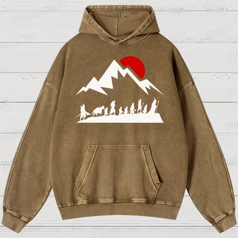 JRR Tolkien Vintage Distressed Washed Hoodies 