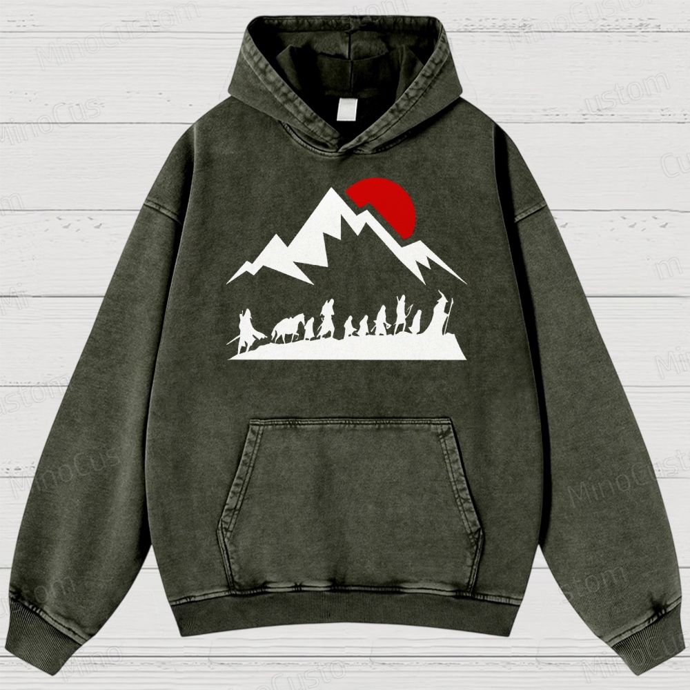 JRR Tolkien Vintage Distressed Washed Hoodies 