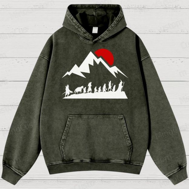 JRR Tolkien Vintage Distressed Washed Hoodies 