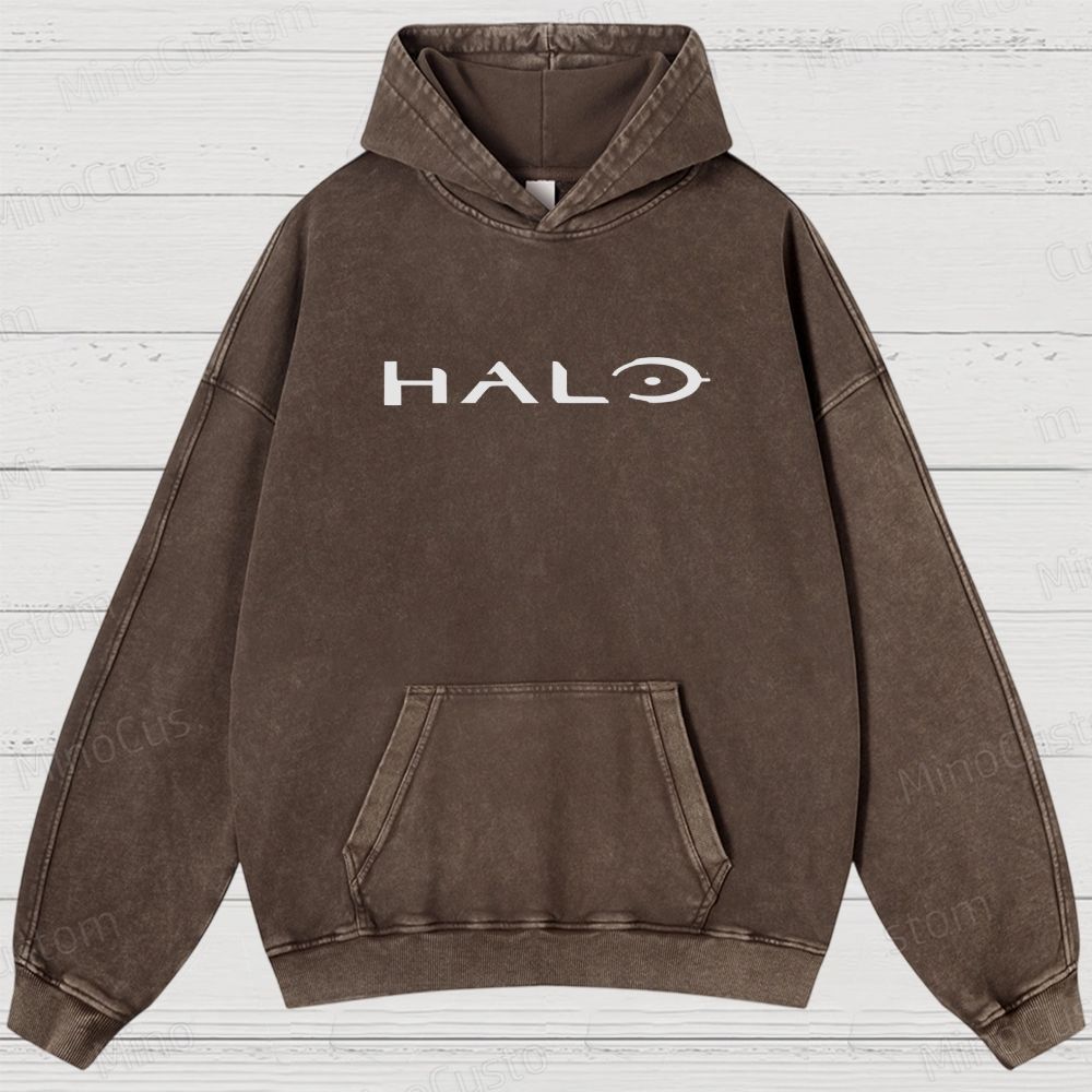 Wash Master Chief Spartan Washed Hoodies 