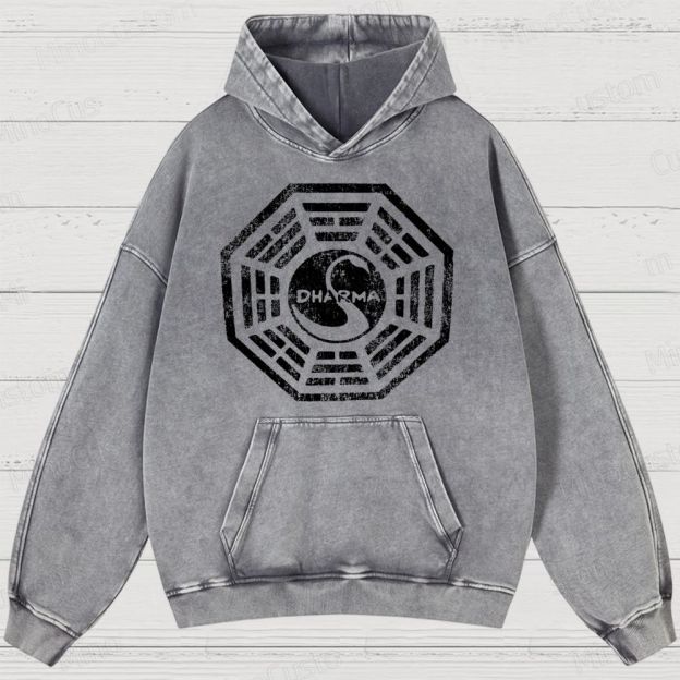 Dharma Initiative Vintage Washed Hoodies 