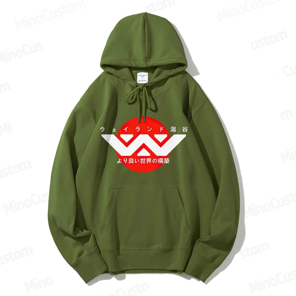 Weyland Yutani japanese LogoGeek Cotton Hoodie