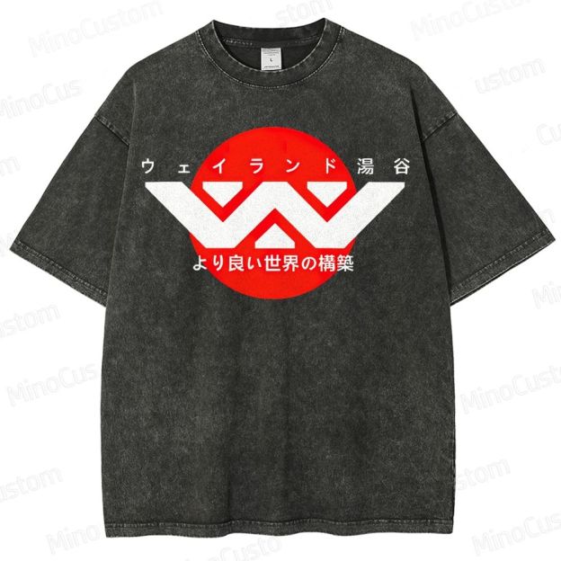 Weyland Yutani Japanese Logo Washed T-Shirt