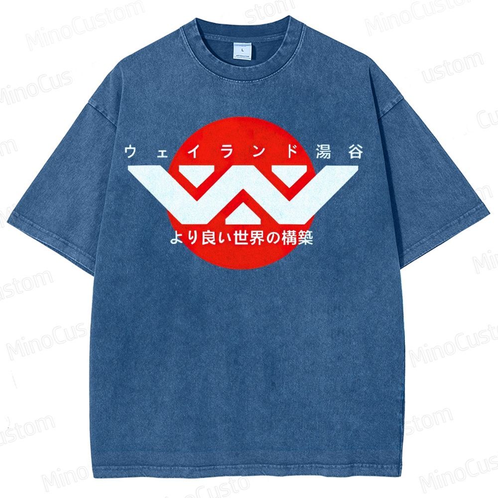 Weyland Yutani Japanese Logo Washed T-Shirt