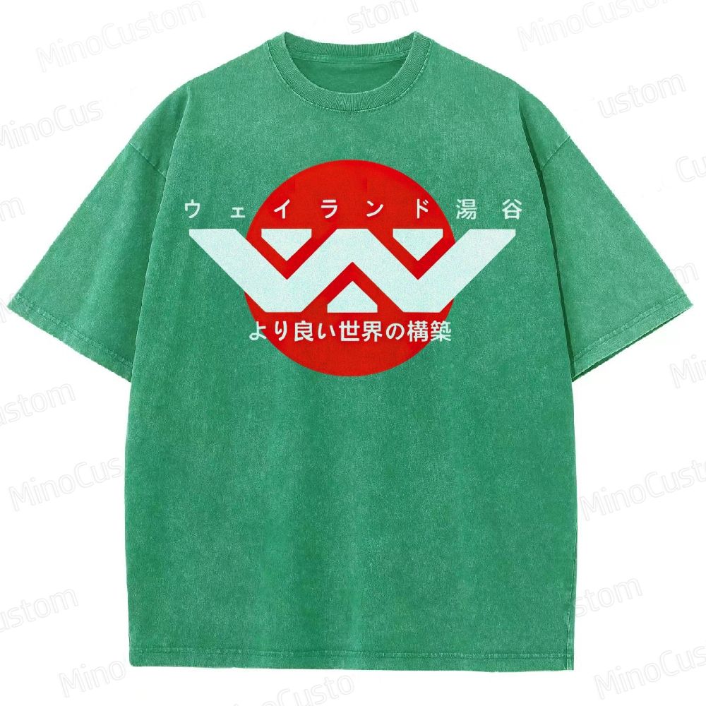 Weyland Yutani Japanese Logo Washed T-Shirt