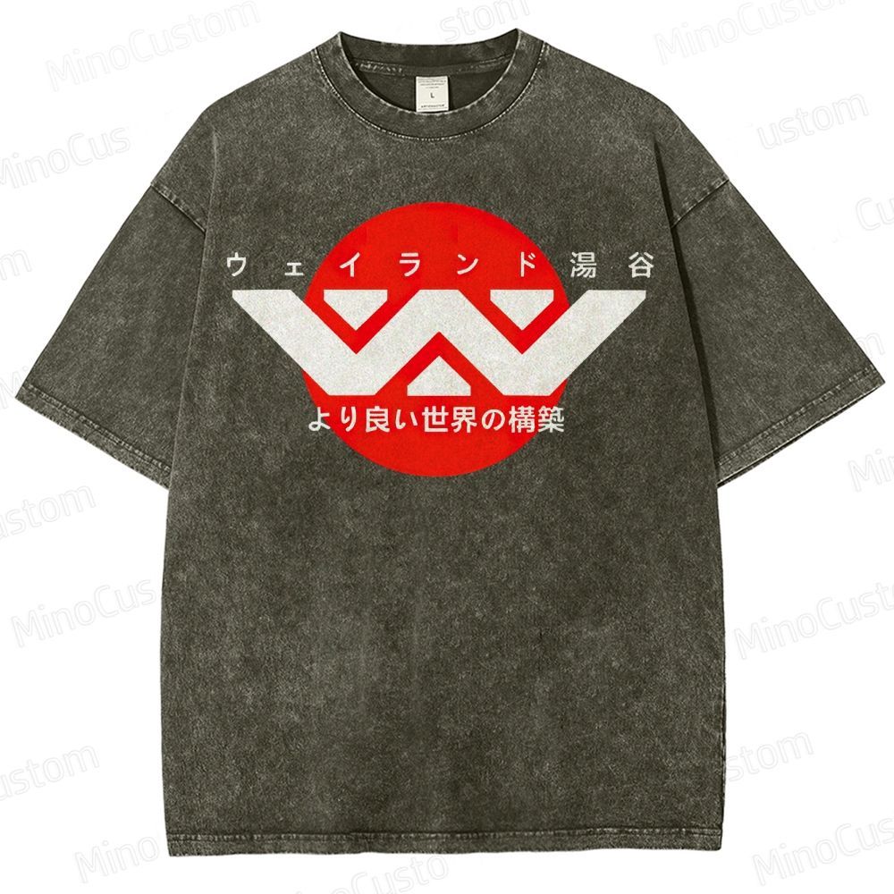 Weyland Yutani Japanese Logo Washed T-Shirt