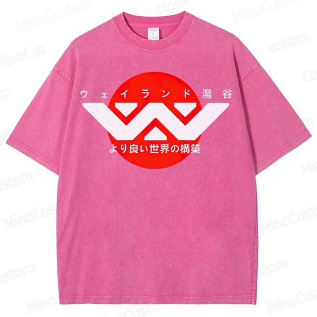 Weyland Yutani Japanese Logo Washed T-Shirt