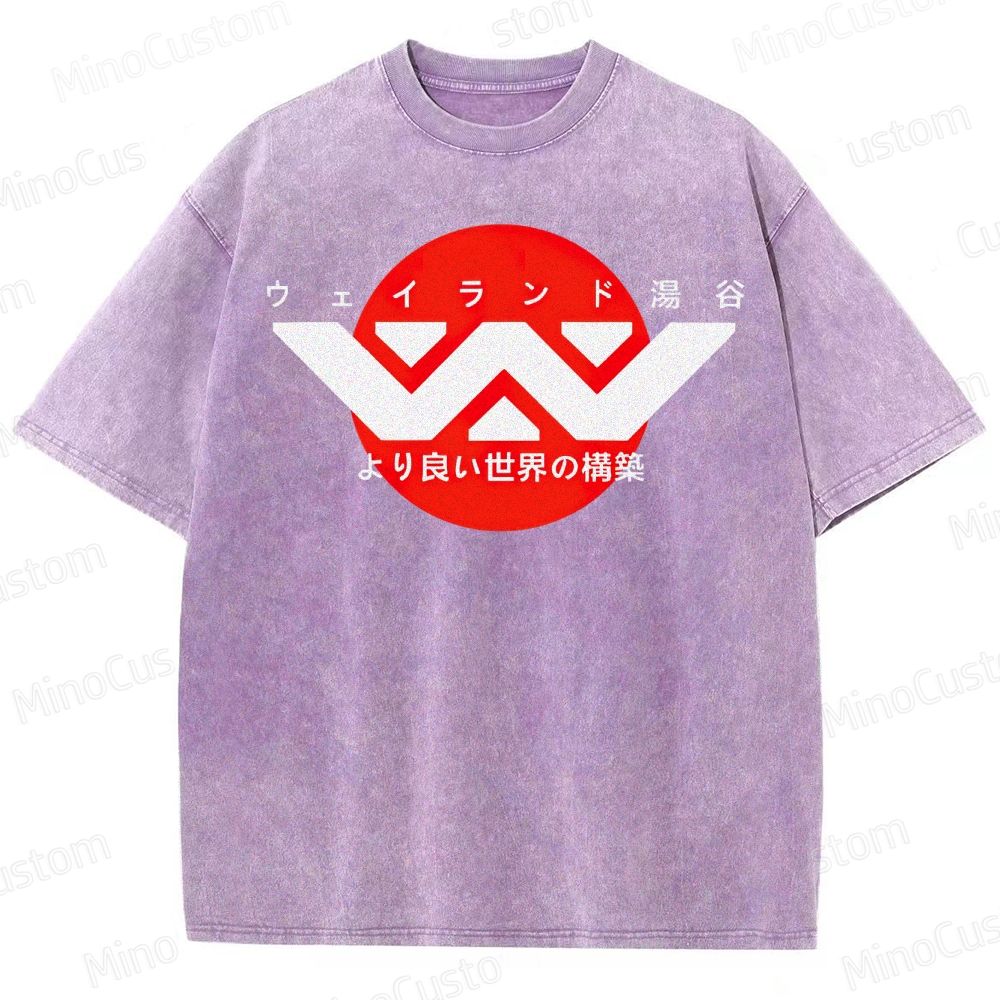 Weyland Yutani Japanese Logo Washed T-Shirt