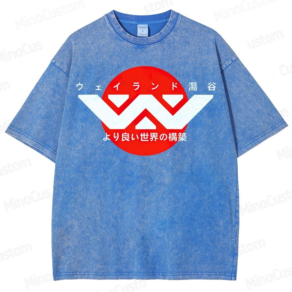 Weyland Yutani Japanese Logo Washed T-Shirt
