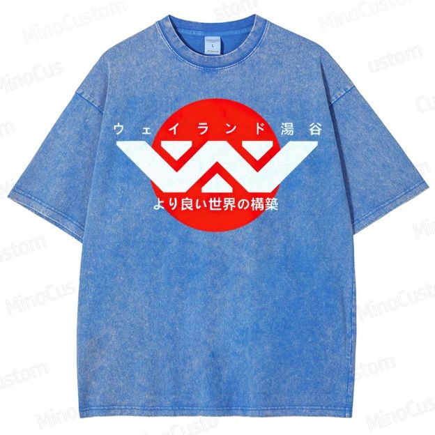 Weyland Yutani Japanese Logo Washed T-Shirt