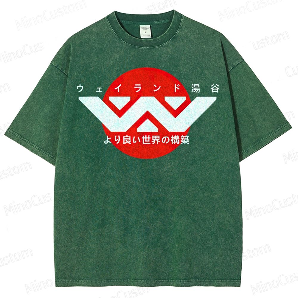 Weyland Yutani Japanese Logo Washed T-Shirt