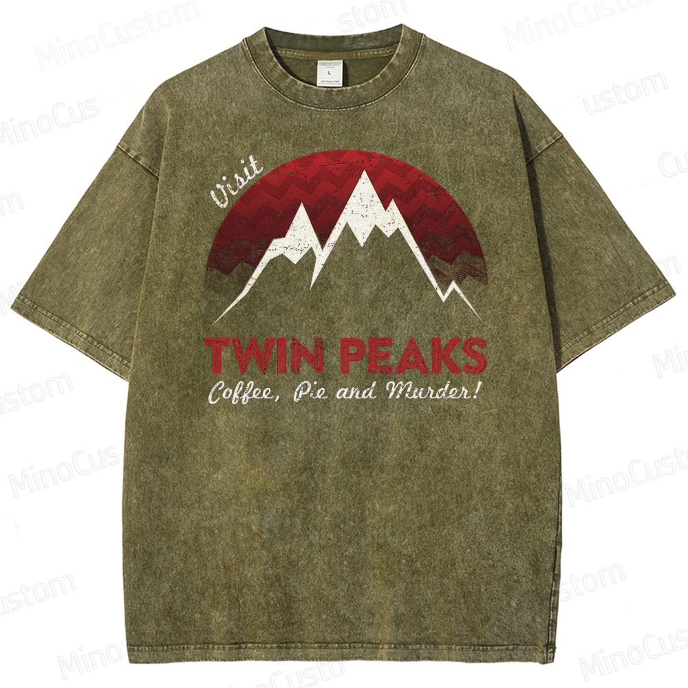 Visit Twin Peaks Washed T-Shirt