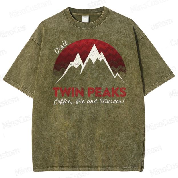 Visit Twin Peaks Washed T-Shirt