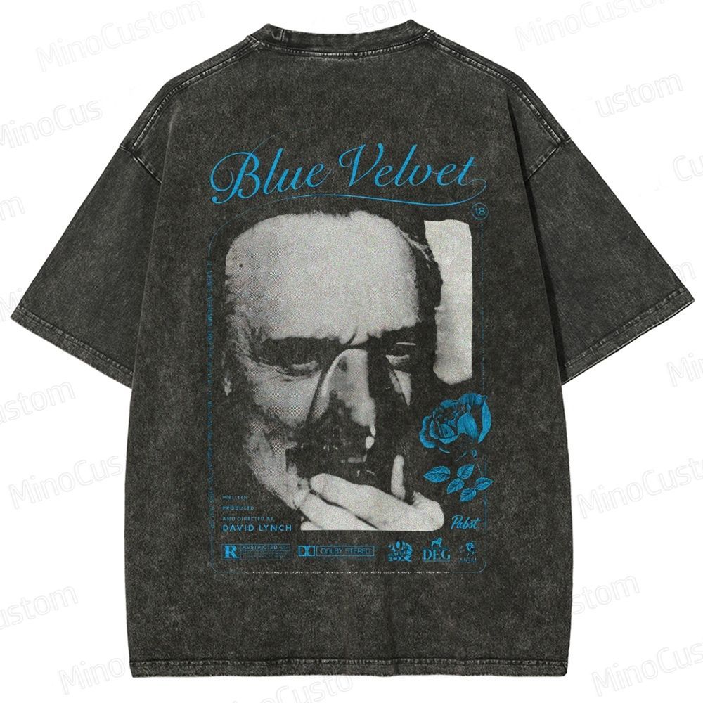 Blue Velvet Washed T-Shirt 