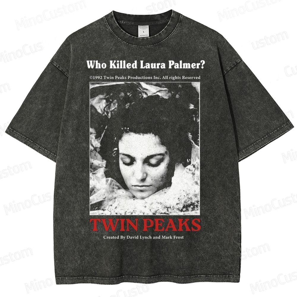 Twin Peaks Laura Dark Washed T-Shirt 