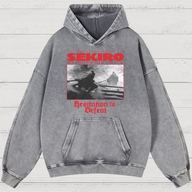 Hidetaka Miyazaki's Sekiro -Shadows Die Twice  Washed Hoodies 