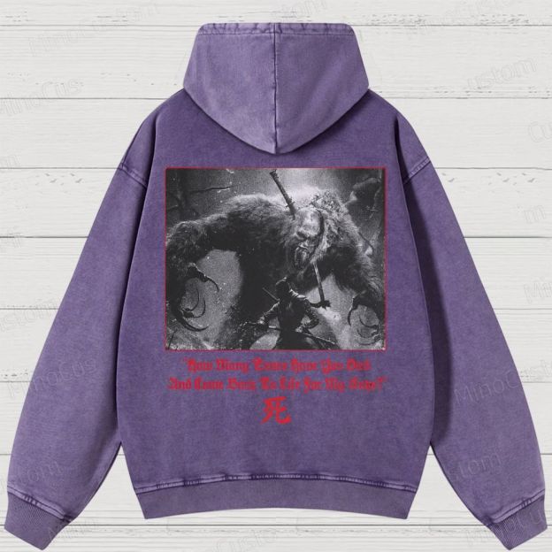 Hidetaka Miyazaki's Sekiro -Shadows Die Twice  Washed Hoodies 
