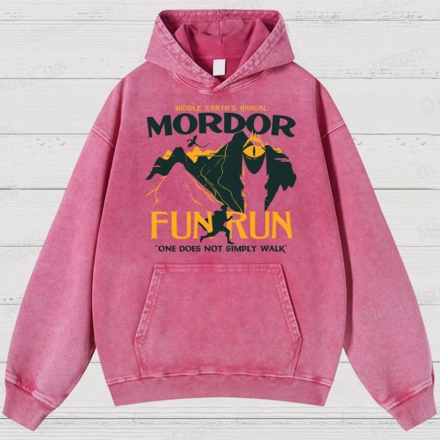 Mordor Fun Run Washed Hoodies