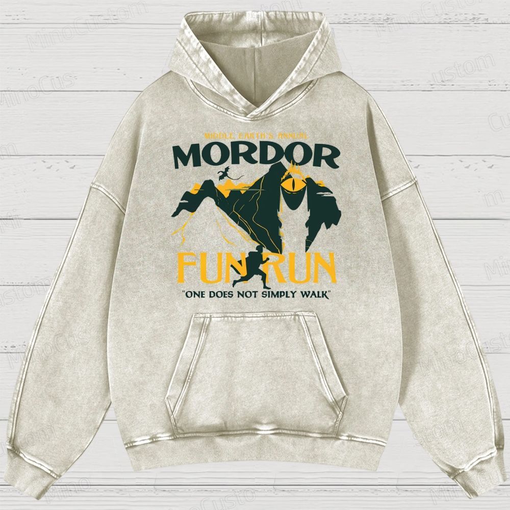 Mordor Fun Run Washed Hoodies