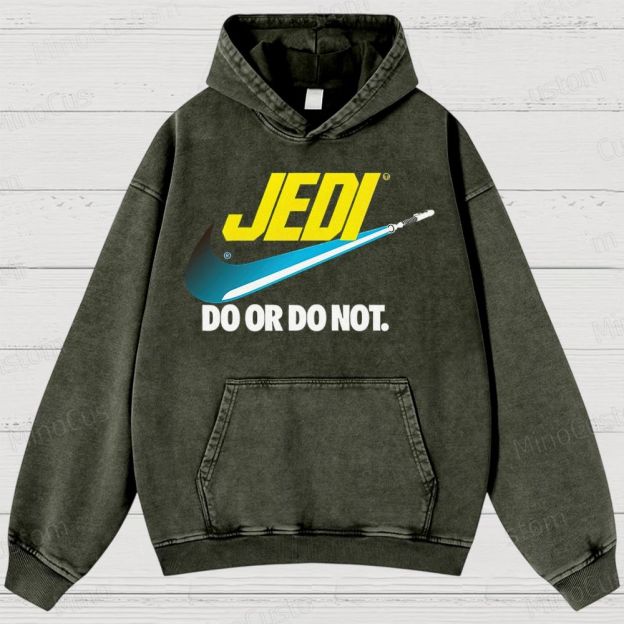 Do or do not Washed Hoodies 