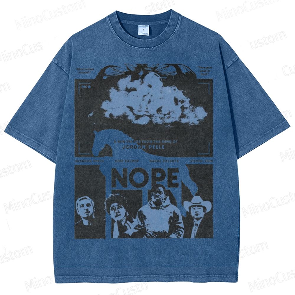 Jordan Peele Horror Film Washed T-Shirt