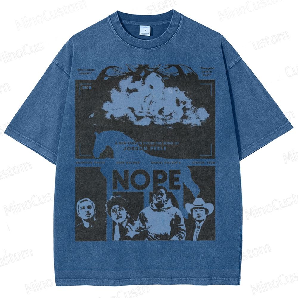 Jordan Peele Horror Film Washed T-Shirt