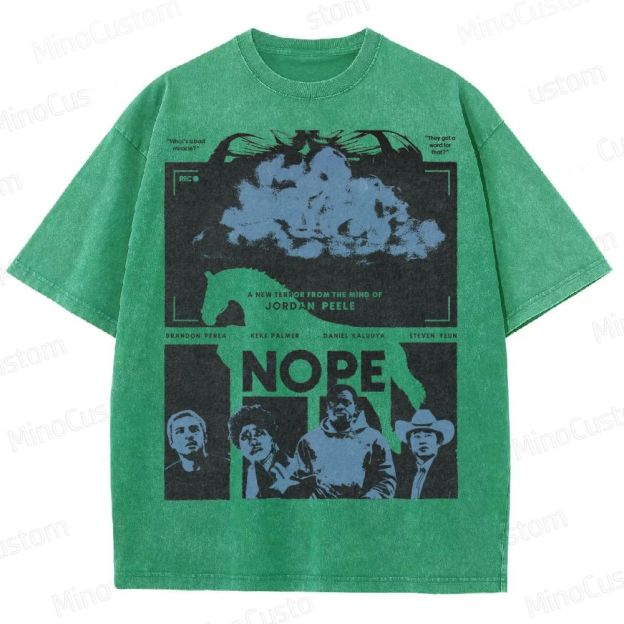 Jordan Peele Horror Film Washed T-Shirt