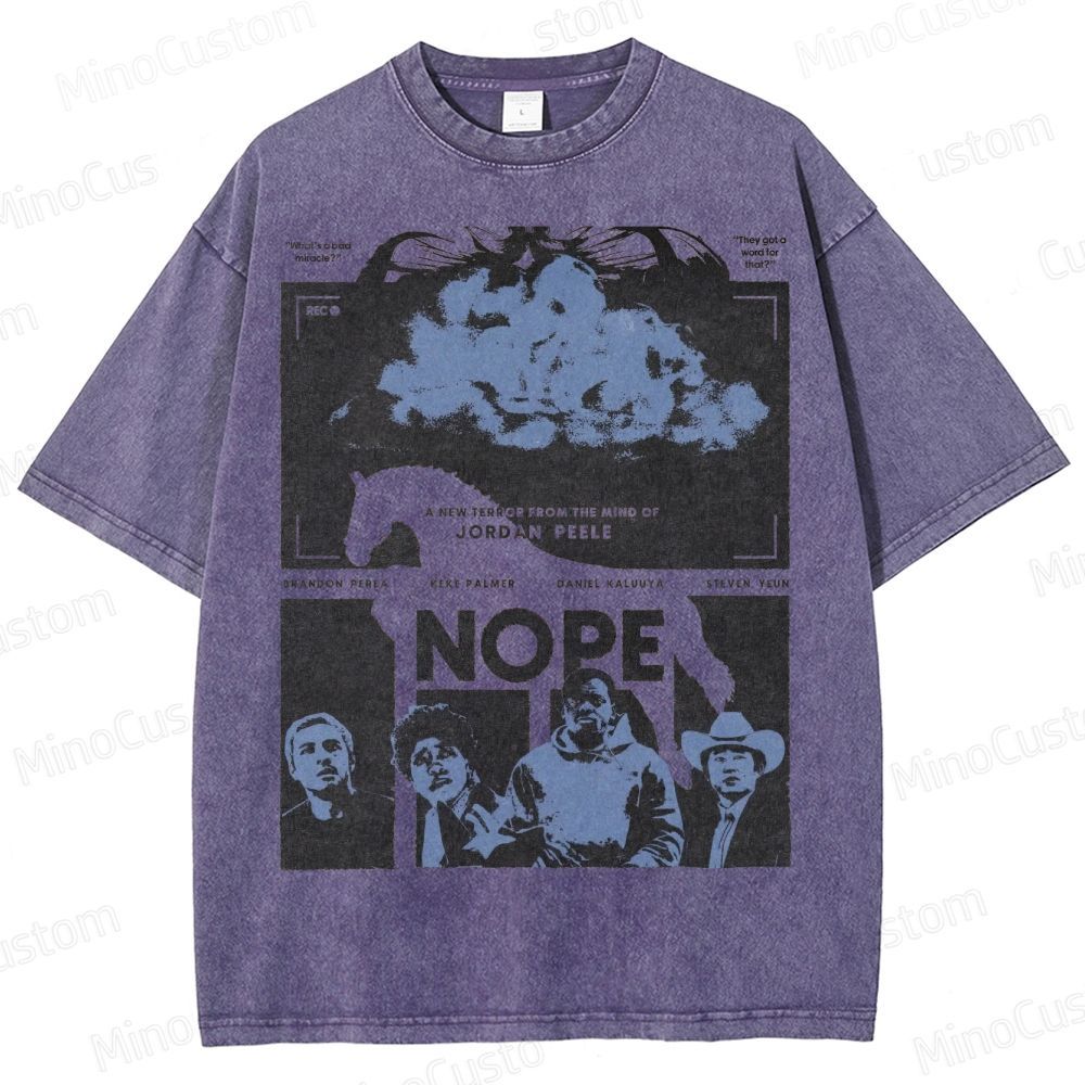 Jordan Peele Horror Film Washed T-Shirt