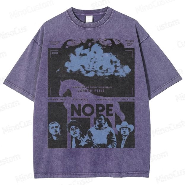 Jordan Peele Horror Film Washed T-Shirt