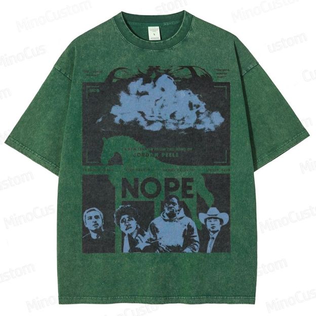 Jordan Peele Horror Film Washed T-Shirt