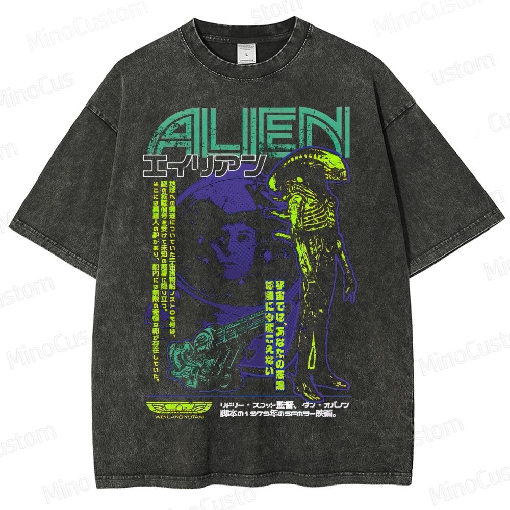 Alien (Japanese) Washed T-Shirt