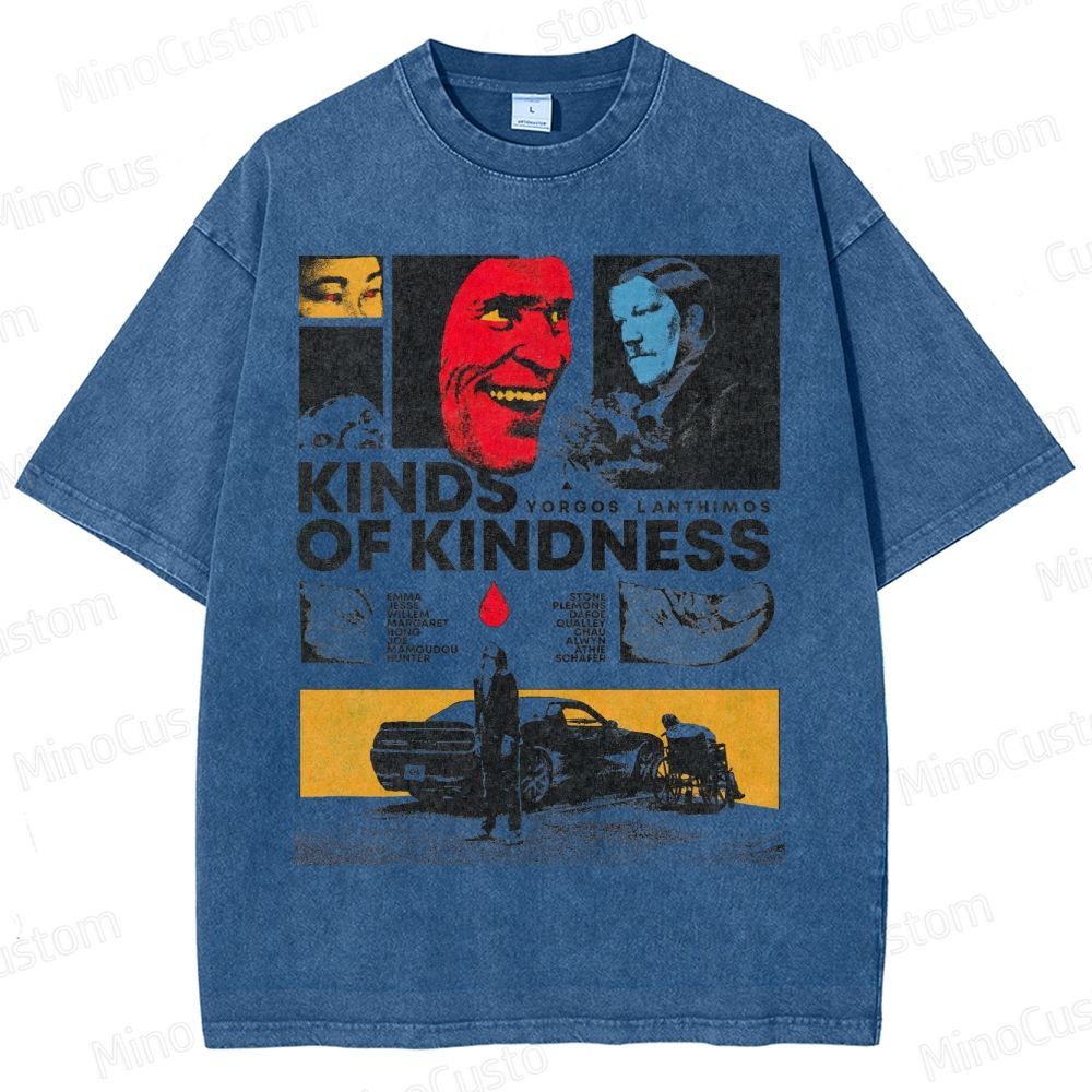 Kinds of Kindness Movie Washed T-Shirt 