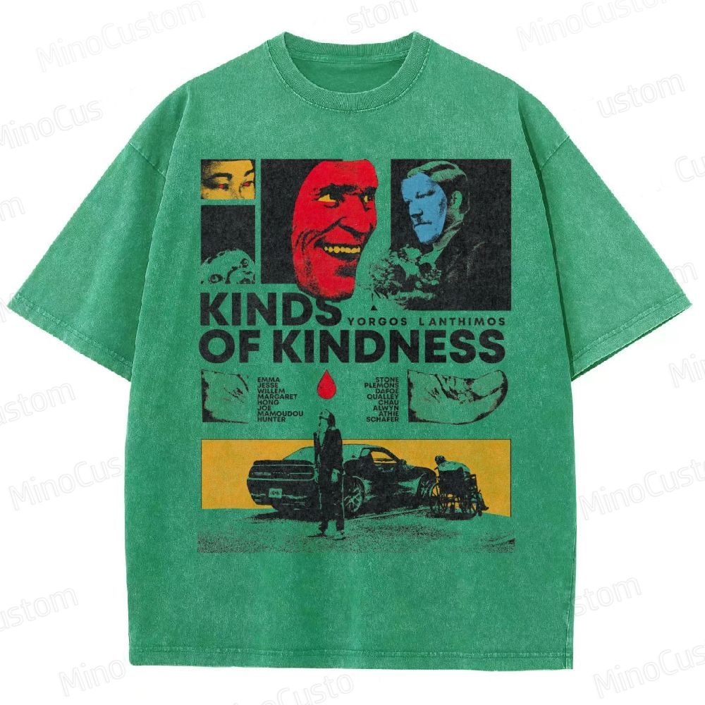 Kinds of Kindness Movie Washed T-Shirt 
