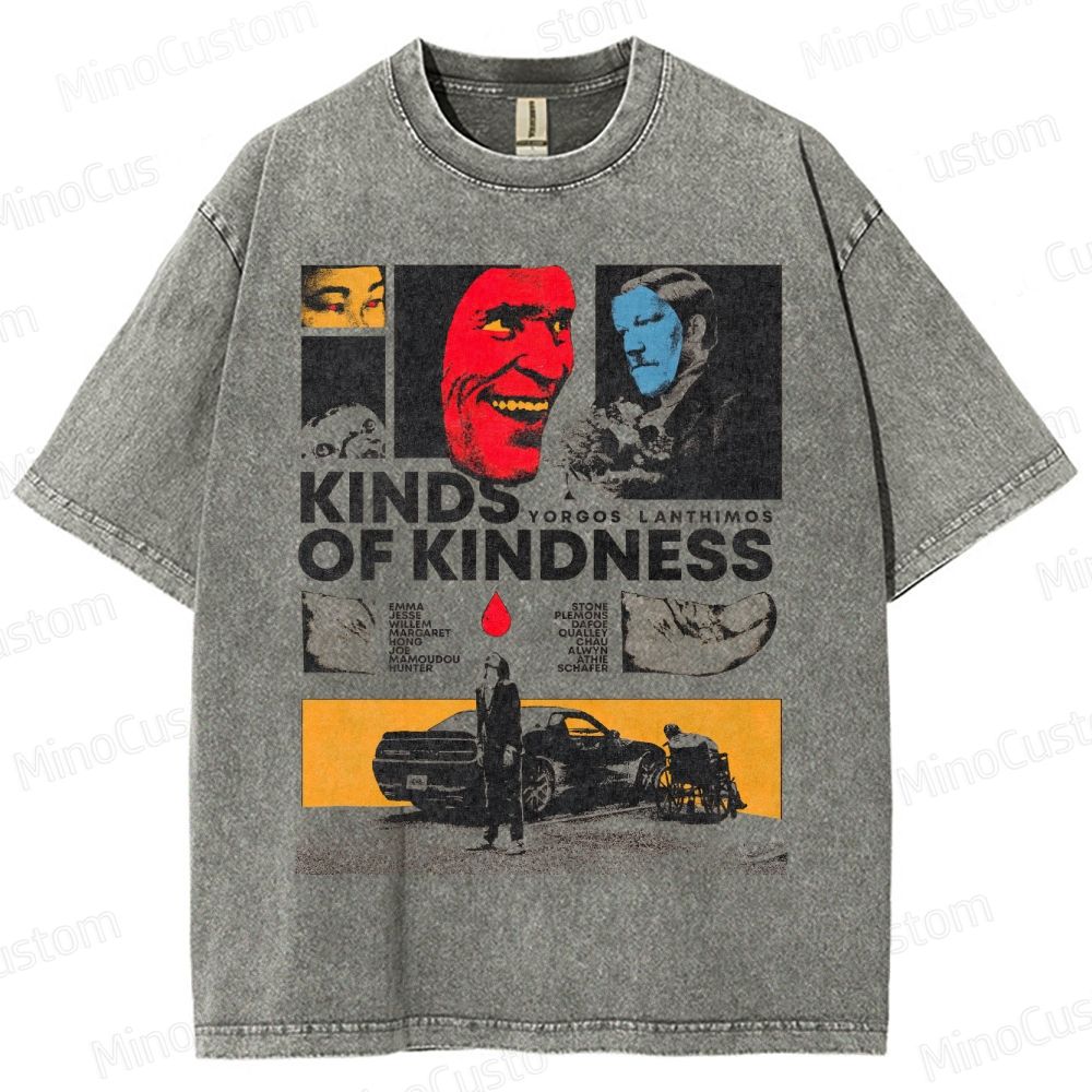 Kinds of Kindness Movie Washed T-Shirt 