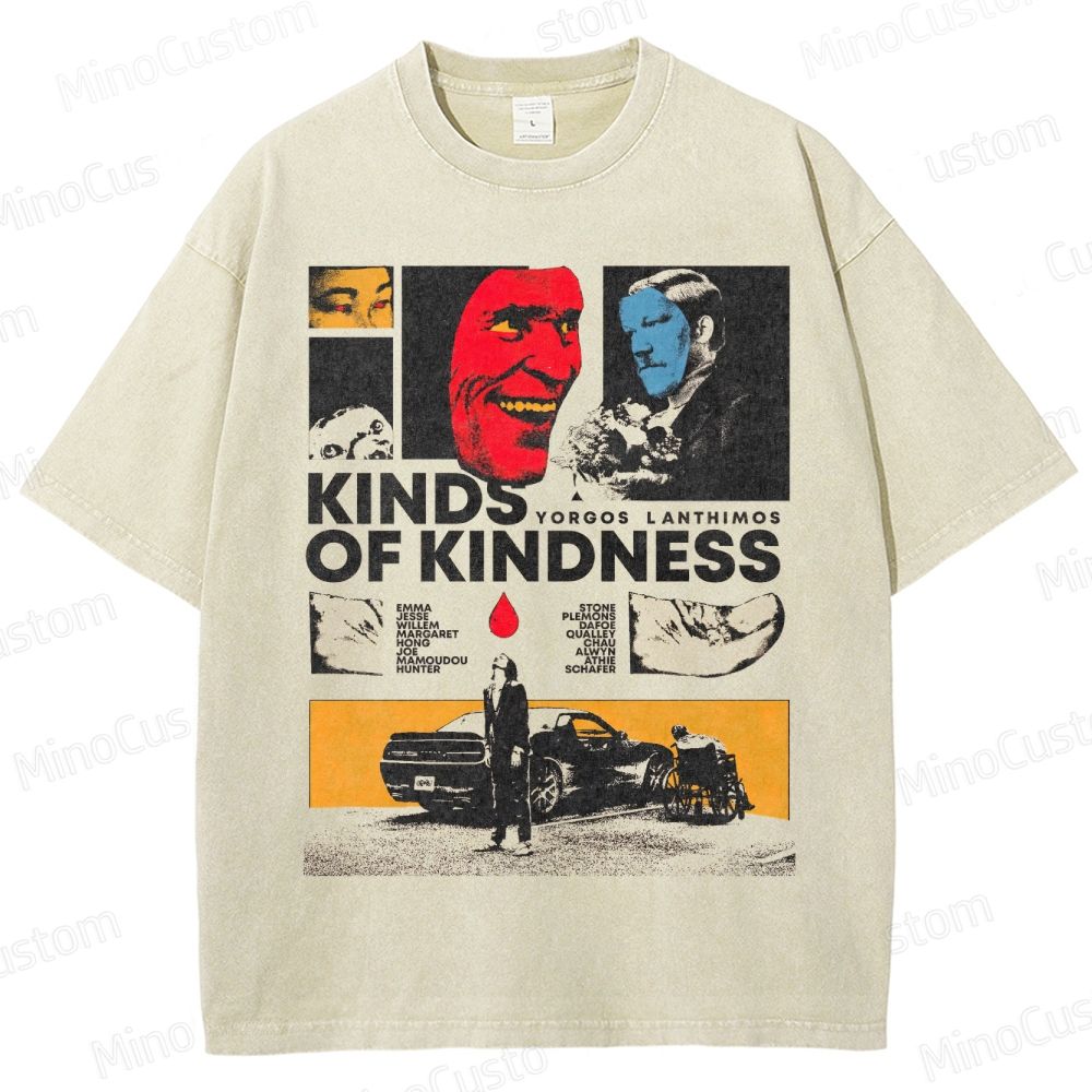 Kinds of Kindness Movie Washed T-Shirt 