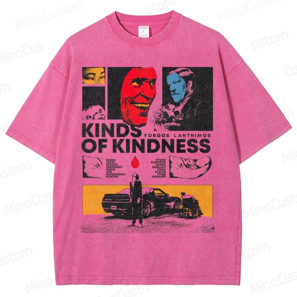 Kinds of Kindness Movie Washed T-Shirt 